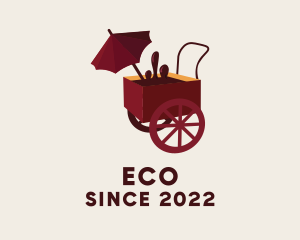 Diner - Chocolate Food Cart logo design