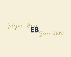 Customize - Elegant Signature Business logo design