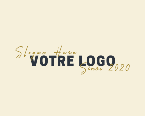 Workshop - Elegant Signature Business logo design