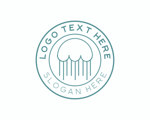 Zoo - Minimalist Sea Jellyfish logo design