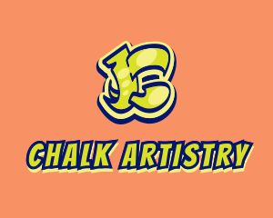 Wildstyle Graffiti Letter C logo design