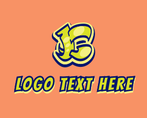 Illustrator - Wildstyle Graffiti Letter C logo design