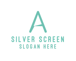 Simple - Simple Mint Green Letter A logo design