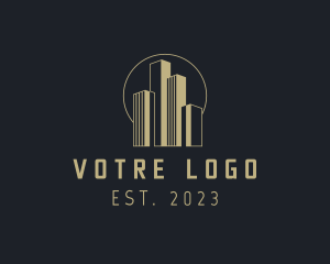 Office - City Building Real Estate logo design