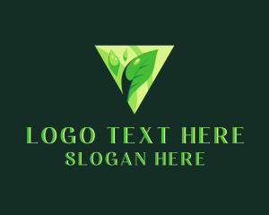 Botanical Plant Leaves Logo