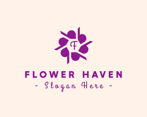 Flower Note Pattern logo design