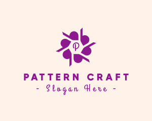 Flower Note Pattern logo design