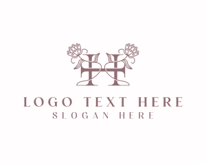 Floral - Floral Craft Letter H logo design