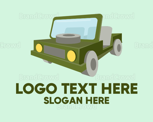 Green Safari Jeep Logo