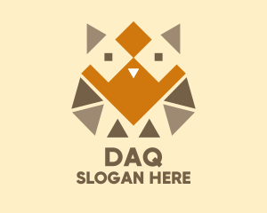 Geometric Barn Owl Logo