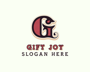 Retro Stylish Lifestyle Letter G logo design