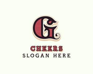 Circus - Retro Stylish Lifestyle Letter G logo design