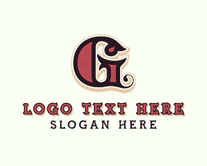 Circus - Retro Stylish Lifestyle Letter G logo design