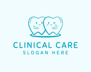 Happy Molar Teeth logo design