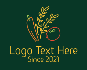 Harvest - Organic Vegetable Harvest logo design