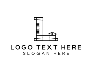 Hardware - Architecture Construction Letter L logo design