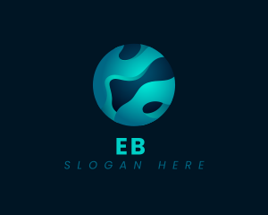 Digital Globe Sphere logo design
