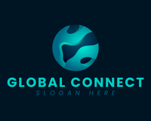 Globe - Digital Globe Sphere logo design