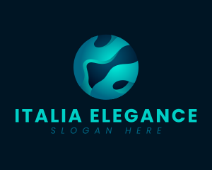 Digital Globe Sphere logo design