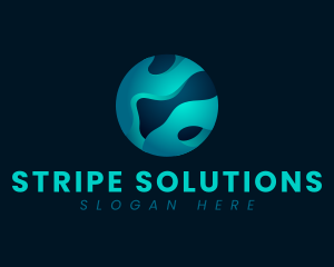 Digital Globe Sphere logo design