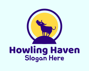 Howling Cow Hill logo design