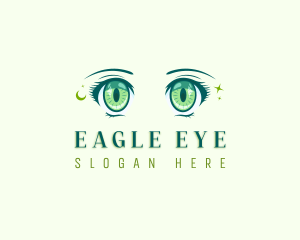 Anime Eye Beauty logo design