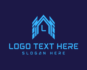 Telecommunication - Digital Tech House logo design