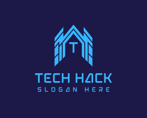 Digital Tech House logo design