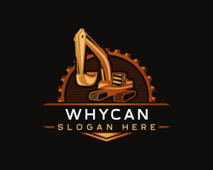 Excavator Construction Digger Logo