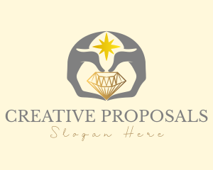 Proposal - Diamond Jewel Hands logo design