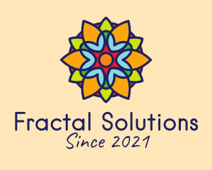 Fractal - Moroccan Floral Tile logo design