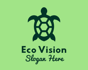 Green Sea Turtle  logo design