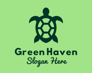 Green Sea Turtle  logo design