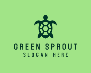 Green Sea Turtle  logo design