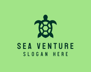 Green Sea Turtle  logo design