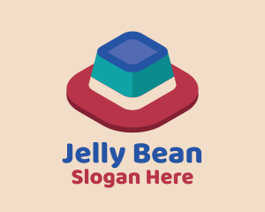 Jelly - 3D Jelly Dessert logo design