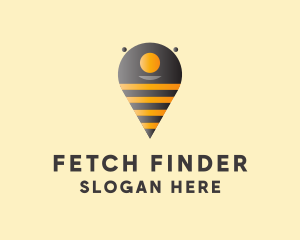 Bee Location Finder logo design