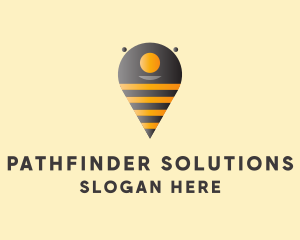 Navigate - Bee Location Finder logo design