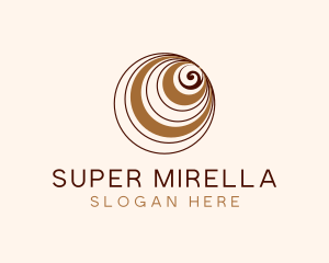 Coffee - Coffee Circle Swirl logo design