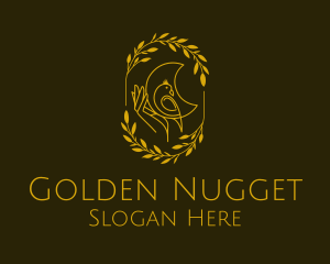 Golden Yellow Bird logo design