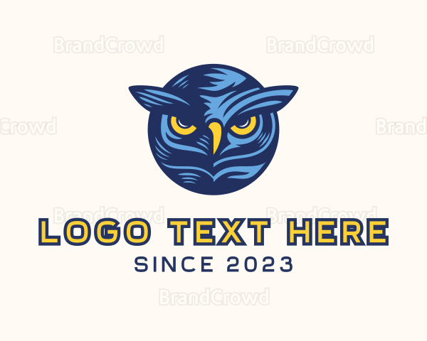 Owl Bird Nocturnal Logo