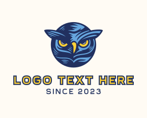 Wild Bird - Owl Bird Nocturnal logo design