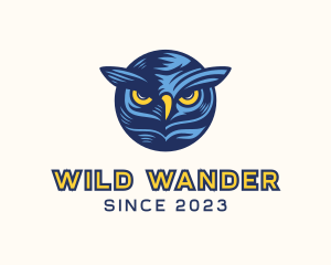 Owl Bird Nocturnal logo design