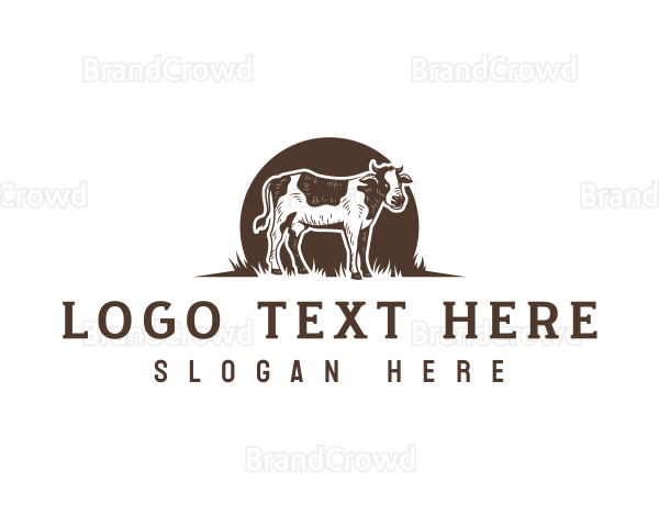 Livestock Cow Cattle Logo