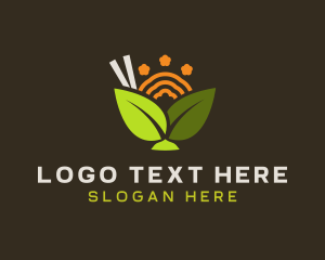 Asian - Tropical Salad Gourmet logo design