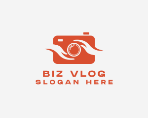 Camera Snapshot Vlogger logo design