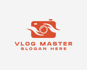 Vlogger - Camera Snapshot Vlogger logo design