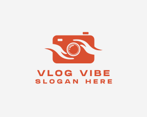 Camera Snapshot Vlogger logo design