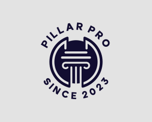 Investor Pillar Column logo design