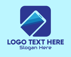 Social Media - Mobile Device App logo design